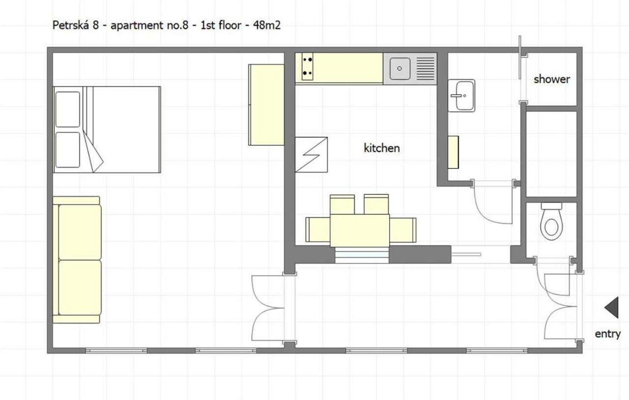 Peter'S Tower Apartments Praga Zewnętrze zdjęcie